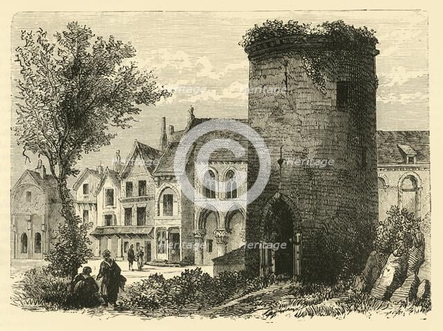 'The Tower of Louis D'Outremer at Laon (Destroyed in 1831)', 1890.   Creator: Unknown.