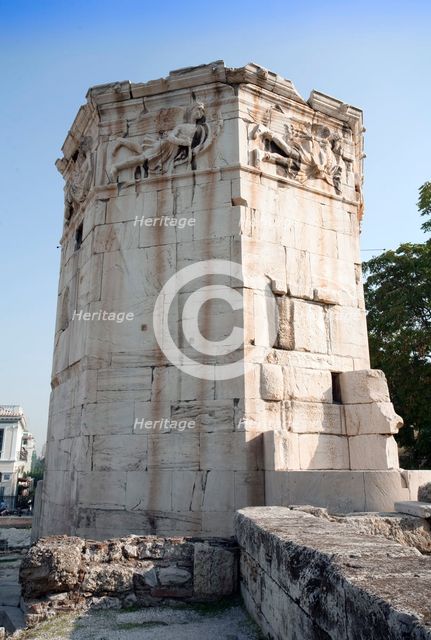 The Tower of the Winds, Roman Agora, Athens, Greece. Creator: Samuel Magal.