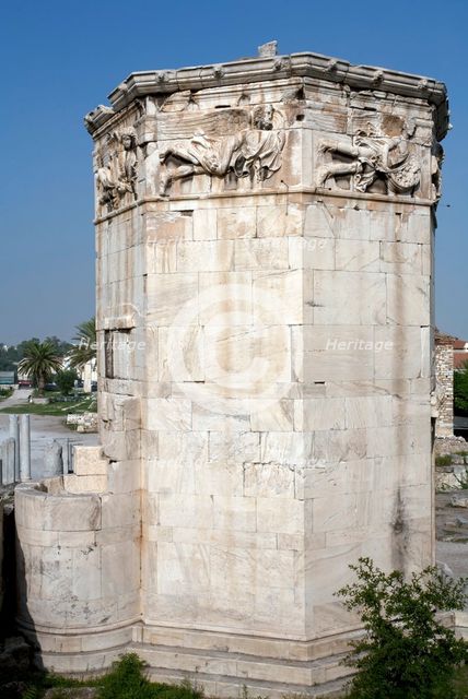 The Tower of the Winds, Roman Agora, Athens, Greece. Creator: Samuel Magal.
