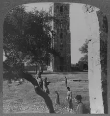The Tower at Ramleh, said to be the minaret of a large Mosque c1900