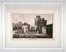 The tower at the Bishop of Winchester's palace, Southwark, London, 1804. Artist: Anon