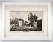 The tower at the Bishop of Winchester's palace, Southwark, London, 1804. Artist: Anon