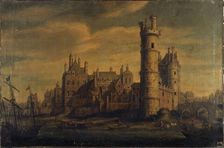 The Tower and the Porte de Nesle, the Hôtel de Nevers, current 6th arrondissement, c1601-1700. Creator: Unknown