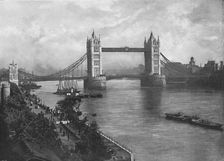 The Tower Bridge c1896. Artist: York & Son