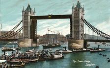 The Tower Bridge, London c1910