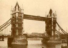 The Tower Bridge, London c1930. Creator: Unknown