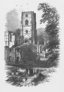 The Tower Fountains Abbey, c1880, (1897). Artist: Alexander Francis Lydon