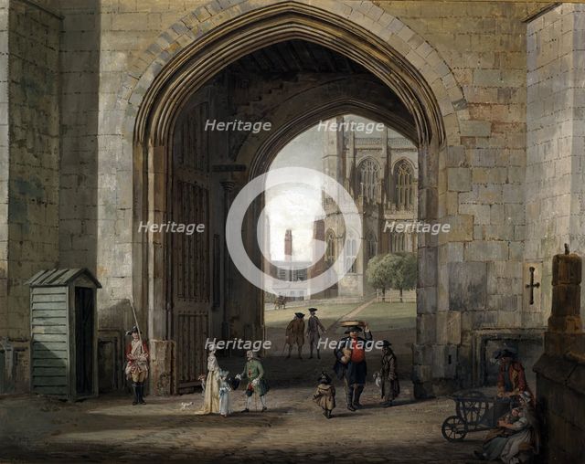 The Tower Gate at Windsor Castle 1767, 1767. Creator: Paul Sandby.