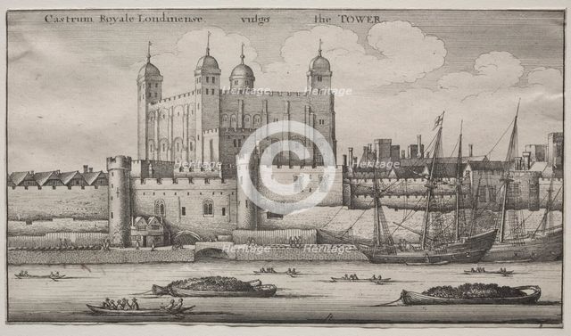 The Tower, London. Creator: Wenceslaus Hollar (Bohemian, 1607-1677).