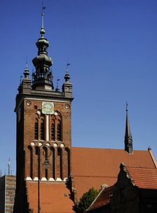The Towers (15th century), St. Nicholas Church, Gdansk, Poland, built in 12th century (2015). Creator: Unknown