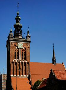 The Towers (15th century), St. Nicholas Church, Gdansk, Poland, built in 12th century (2015). Creator: Unknown