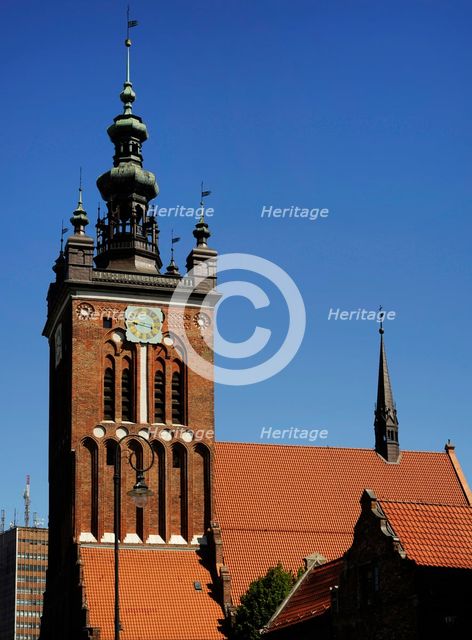 The Towers (15th century), St. Nicholas' Church, Gdansk, Poland, built in 12th century (2015).  Creator: Unknown.