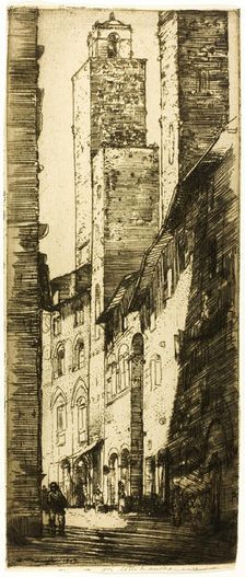 The Towers, 1909. Creator: Donald Shaw MacLaughlan