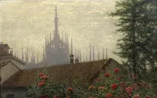 The Towers of the Duomo, 1900-1901. Creator: Morbelli, Angelo (1853-1919)