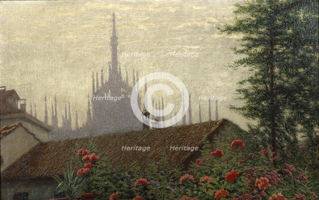 The Towers of the Duomo, 1900-1901. Creator: Morbelli, Angelo (1853-1919).