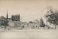 The Towers of Notre-Dame 1915. Artist: William Walker