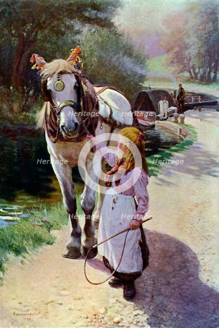 'The Towing Path', 1900 (1902-1903).Artist: Roland Wheelwright