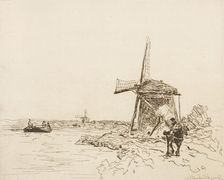 The Towpath, 1862. Creator: Johan Barthold Jongkind