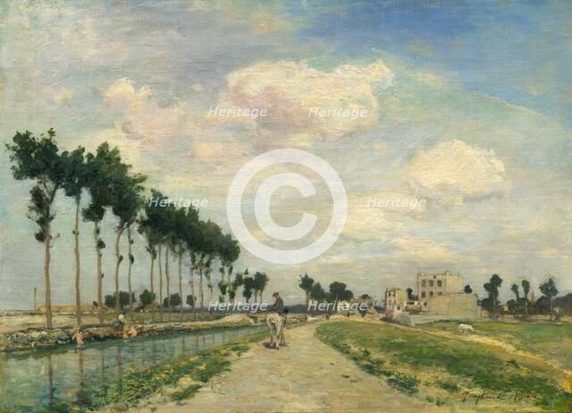 The Towpath, 1864. Creator: Johan Barthold Jongkind.