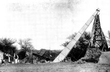 The Total Eclipse of the Sun: the Lick Telescope, worked by Professor Campbell at Jeur, 1898. Creator: Stewart