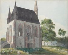 The Totenkapelle in Kiedrich, ca 1814. Creator: Fohr, Carl Philipp (1795-1818)