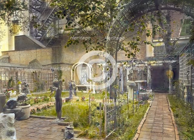 The Touchstone Garden, New York, New York, 1919. Creator: Frances Benjamin Johnston.