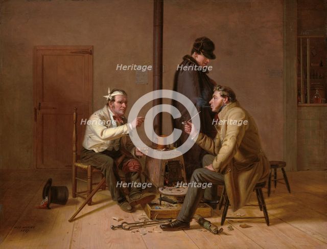 The Tough Story - Scene in a Country Tavern, 1837. Creator: William Sidney Mount.