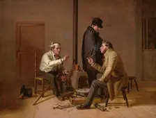 The Tough Story - Scene in a Country Tavern, 1837. Creator: William Sidney Mount