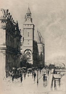 The Tour de l'Horloge 1915. Artist: L Artigue