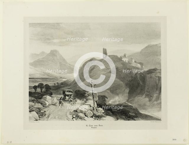 The Tour-sans-Venin, Dauphiné Region, n.d. Creator: James Duffield Harding.