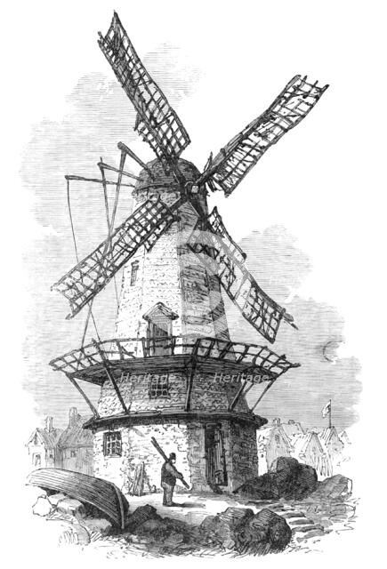 The Tourist in Iceland: old windmill, Reykjavik, 1881. Creator: Unknown.