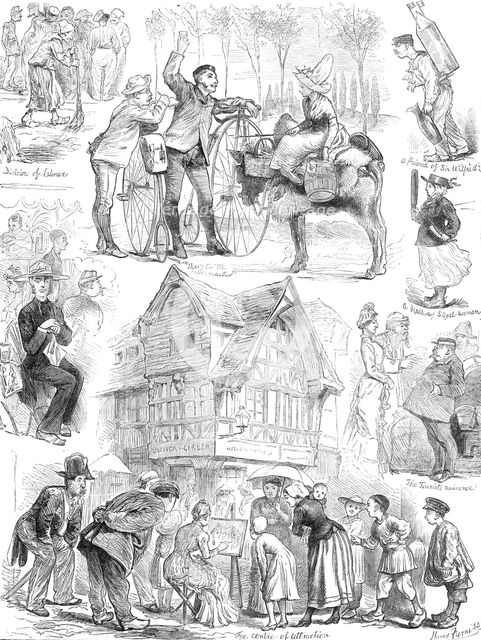 The Tourist in Normandy, 1881. Creator: Unknown.