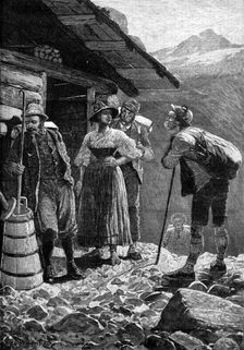 The Tourist in Switzerland, 1881. Creator: Unknown