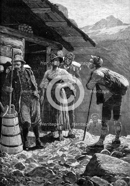 The Tourist in Switzerland, 1881. Creator: Unknown.