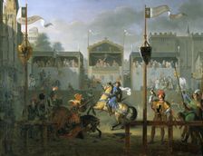 The Tournament 1812. Artist: Pierre Henri Revoil