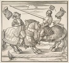 The Tournament on Horseback, ca. 1517/18. Creator: Albrecht Durer