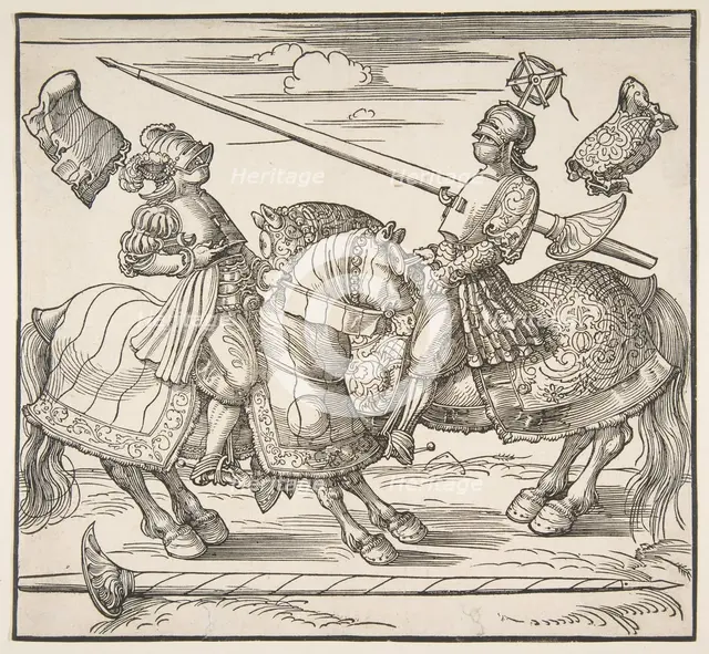 The Tournament on Horseback, ca. 1517/18. Creator: Albrecht Durer.