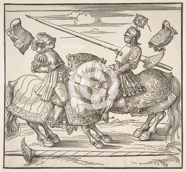 The Tournament on Horseback, ca. 1517/18. Creator: Albrecht Durer.