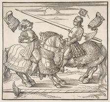 The Tournament on Horseback, ca. 1517/18. Creator: Albrecht Durer