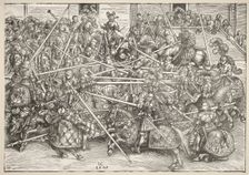 The Tournament with lances, 1509. Creator: Lucas Cranach (German, 1472-1553)