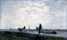 The Tow Path, 1875-1899. Creator: Jacob Henricus Maris