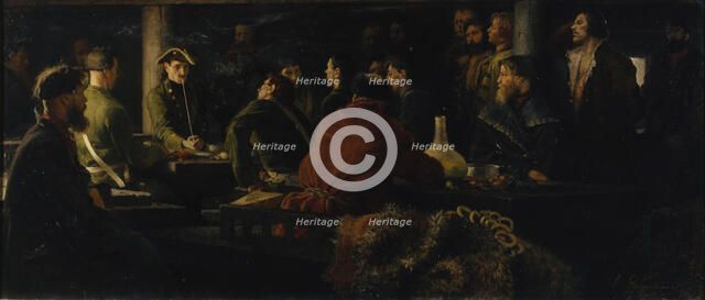 The toy army of Peter I, 1892. Artist: Ryabushkin, Andrei Petrovich (1861-1904)