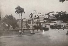 The Tram passing the Praca da Gloria 1914