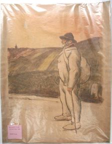 The Tramp, 1897. Creator: Theophile Alexandre Steinlen