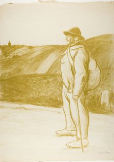 The Tramp, 1897. Creator: Theophile Alexandre Steinlen