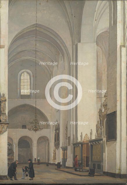 The Transept of Århus Cathedral, 1830. Creator: Christen Købke.