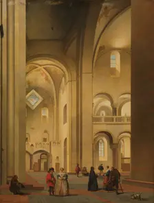 The Transept of the Mariakerk in Utrecht, Seen from the Northeast, 1637. Creator: Pieter Jansz Saenredam