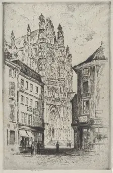 The Transept, Beauvais, 1907. Creator: Joseph Pennell