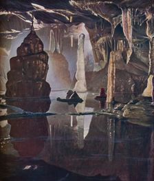 The Transformation Scene in Cox's Cave at Cheddar c1935