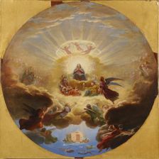 The transfer of the Holy House from Nazareth by angels